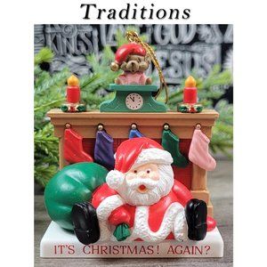 Traditions It's Christmas Again? Santa Ornament